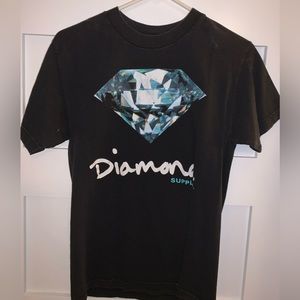 Diamond supply co. Small black tshirt